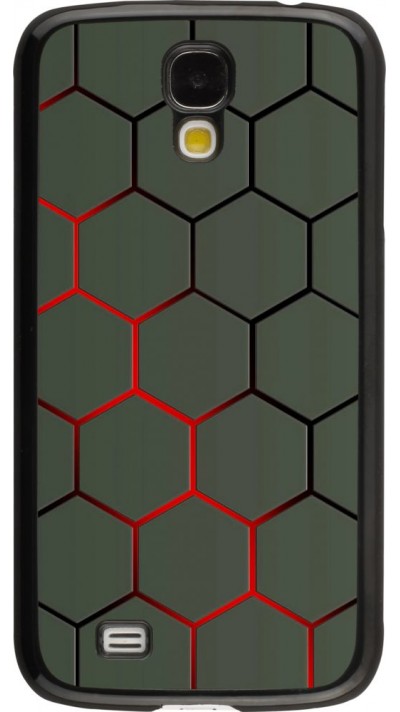 Coque Samsung Galaxy S4 - Geometric Line red