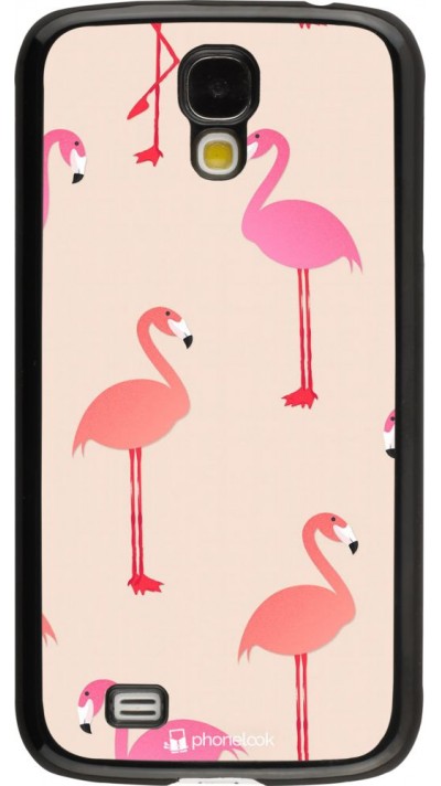 Hülle Samsung Galaxy S4 - Pink Flamingos Pattern