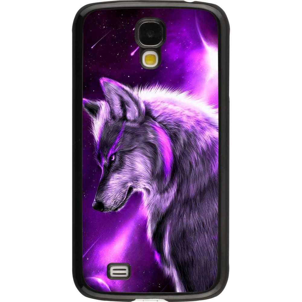 Hülle Samsung Galaxy S4 - Purple Sky Wolf