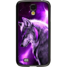 Coque Samsung Galaxy S4 - Purple Sky Wolf