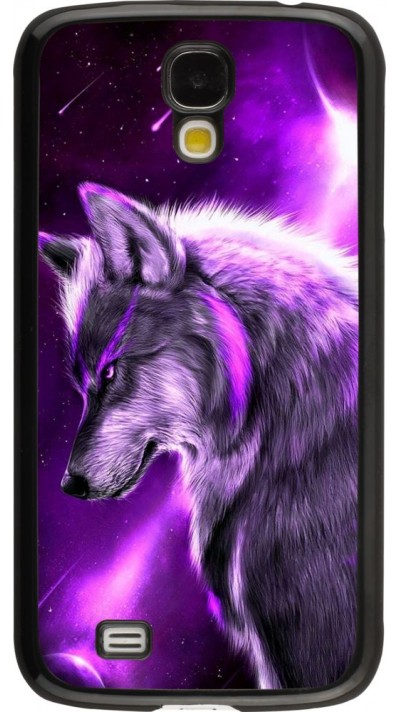 Coque Samsung Galaxy S4 - Purple Sky Wolf