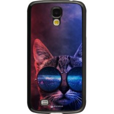 Hülle Samsung Galaxy S4 - Red Blue Cat Glasses