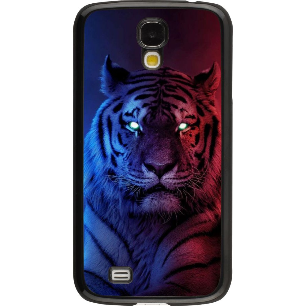 Hülle Samsung Galaxy S4 - Tiger Blue Red