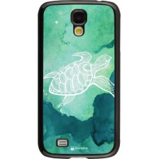 Coque Samsung Galaxy S4 - Turtle Aztec Watercolor