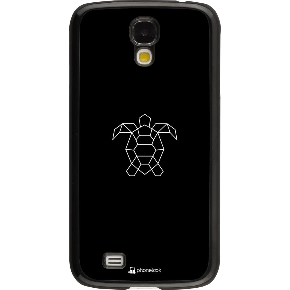 Coque Samsung Galaxy S4 - Turtles lines on black