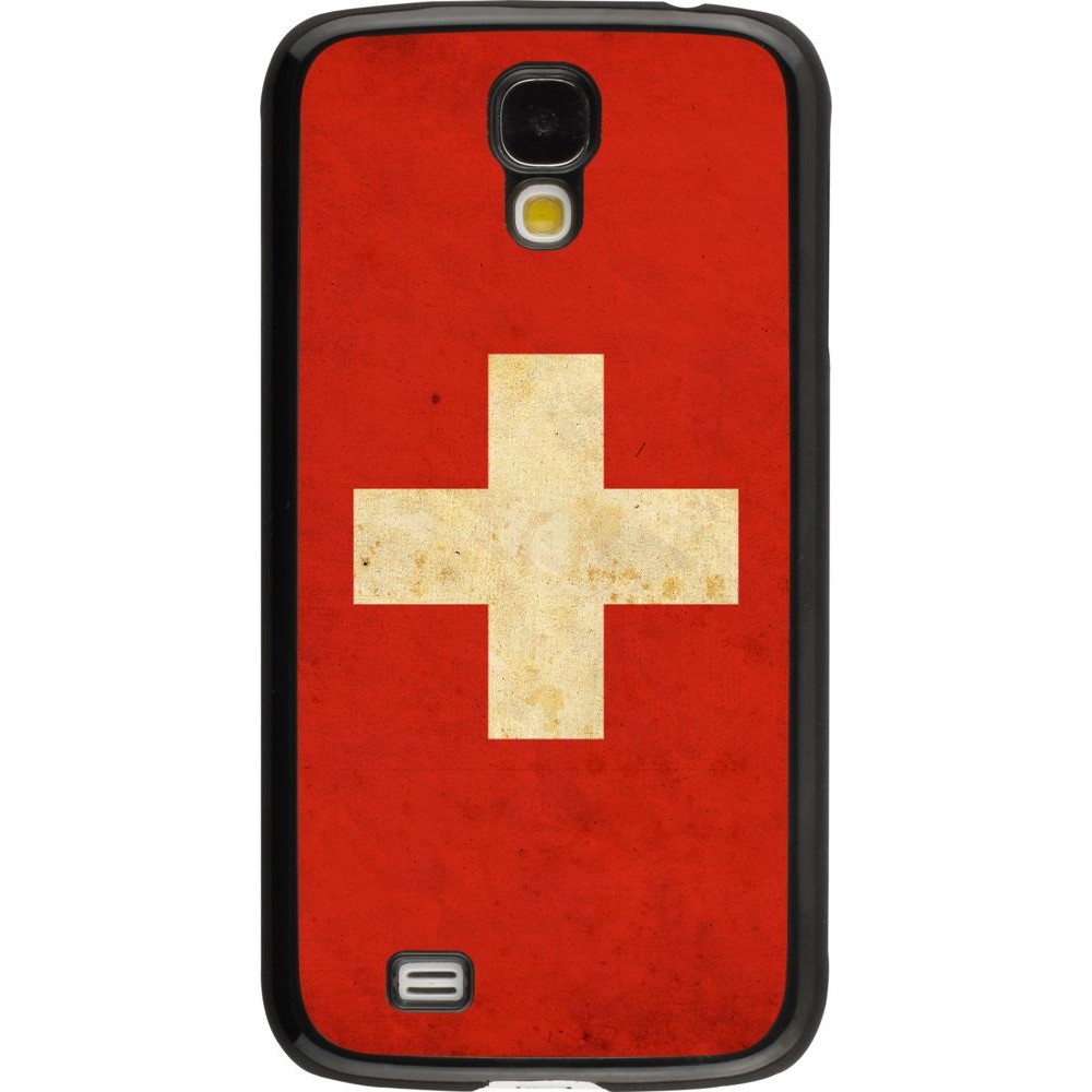 Hülle Samsung Galaxy S4 - Vintage Flag SWISS