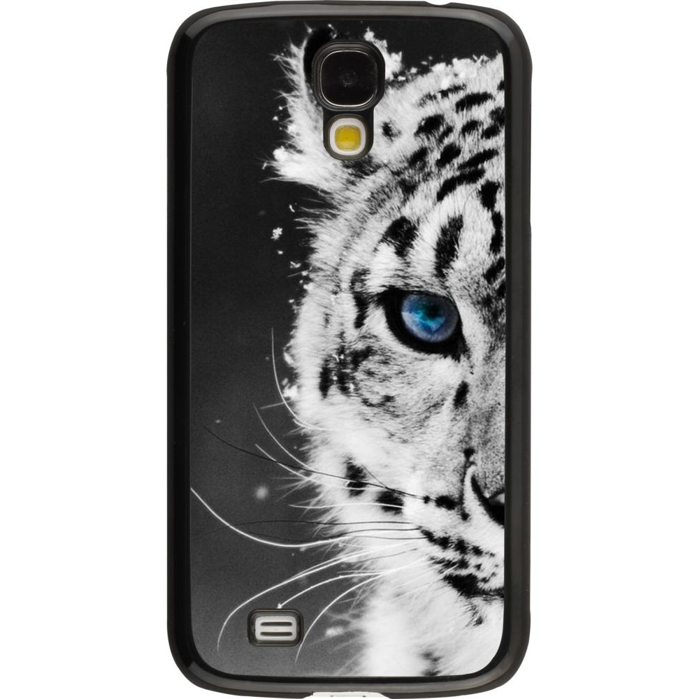 Hülle Samsung Galaxy S4 - White tiger blue eye