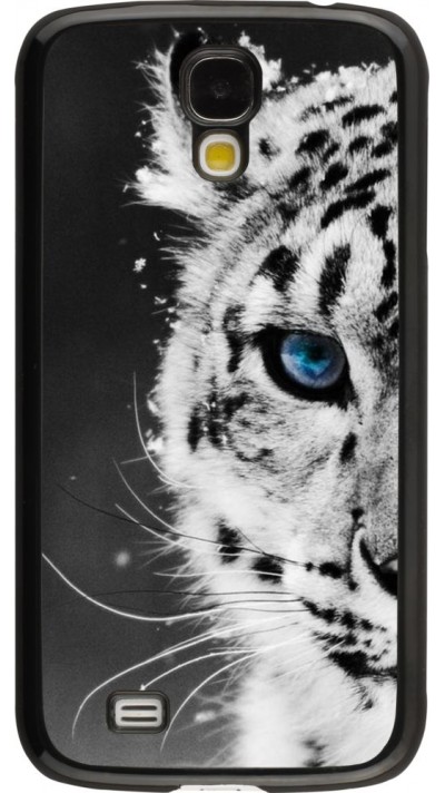 Coque Samsung Galaxy S4 - White tiger blue eye
