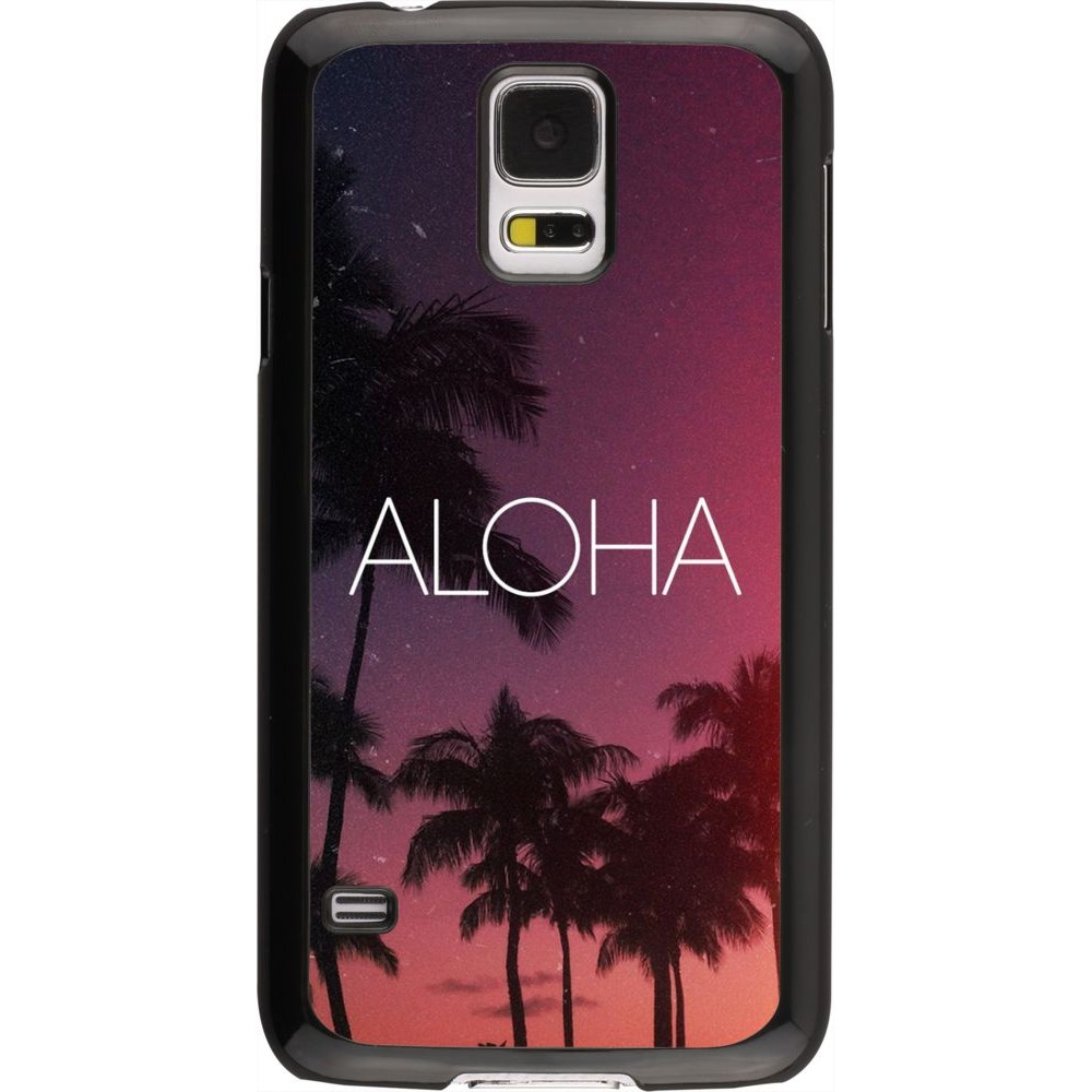 Coque Samsung Galaxy S5 - Aloha Sunset Palms