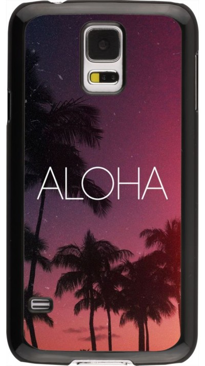 Hülle Samsung Galaxy S5 - Aloha Sunset Palms