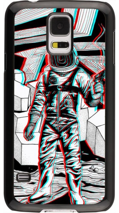 Hülle Samsung Galaxy S5 - Anaglyph Astronaut