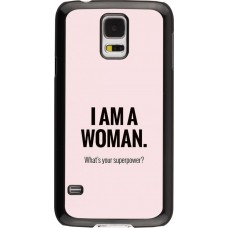 Hülle Samsung Galaxy S5 - I am a woman