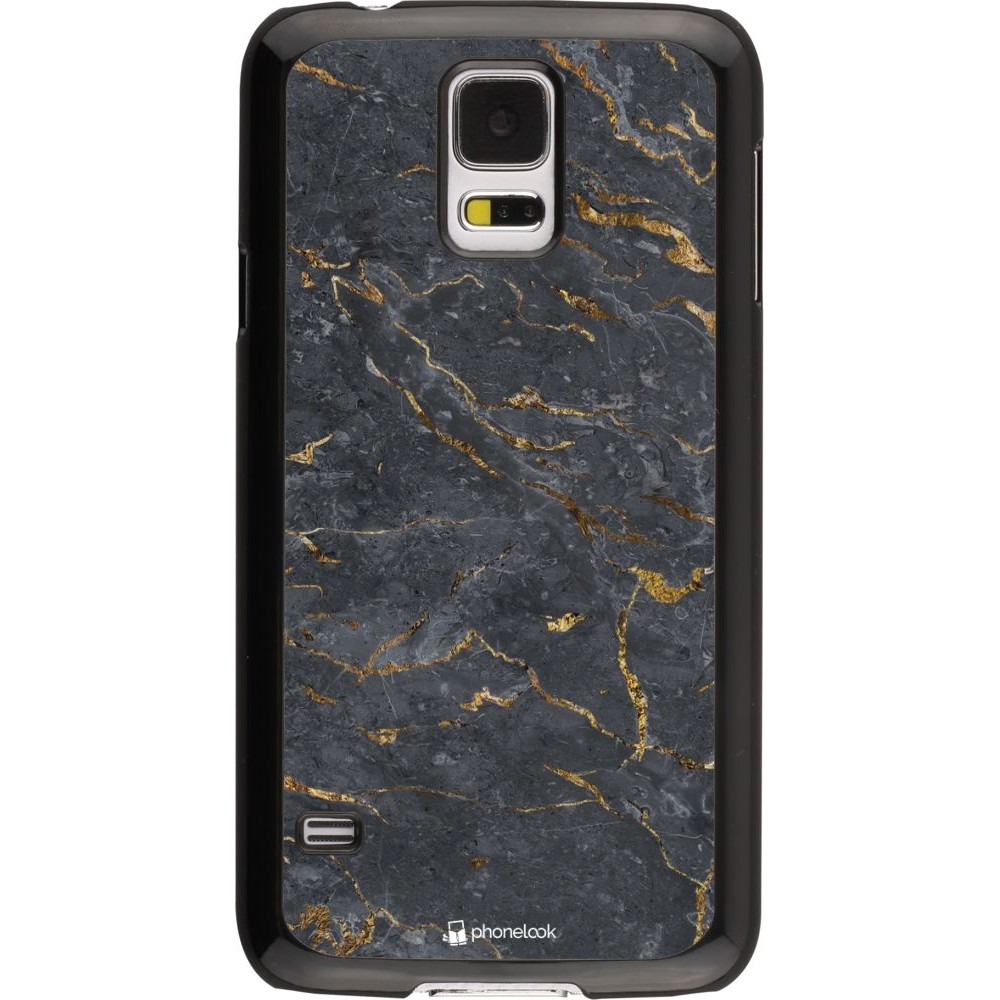 Hülle Samsung Galaxy S5 - Grey Gold Marble