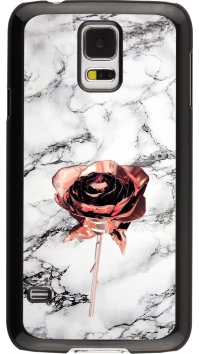 Hülle Samsung Galaxy S5 - Marble Rose Gold