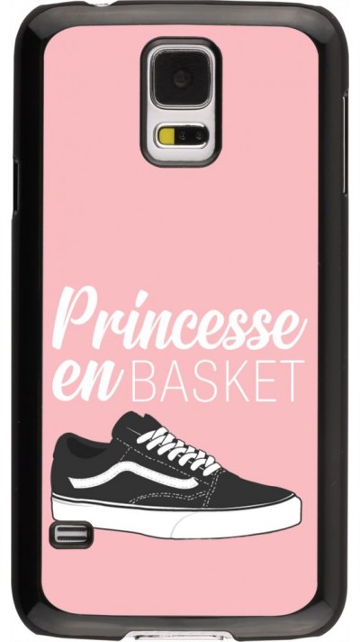 Coque Samsung Galaxy S5 - princesse en basket