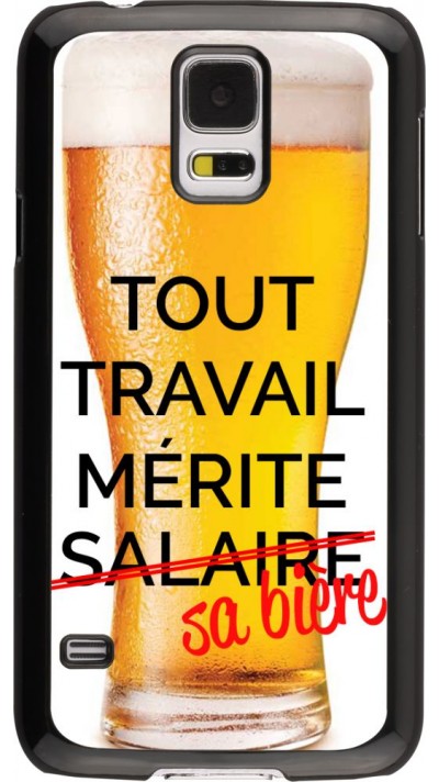 Hülle Samsung Galaxy S5 - Tout travail mérite sa bière