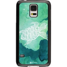 Hülle Samsung Galaxy S5 - Turtle Aztec Watercolor