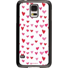 Hülle Samsung Galaxy S5 - Valentine 2022 Many pink hearts