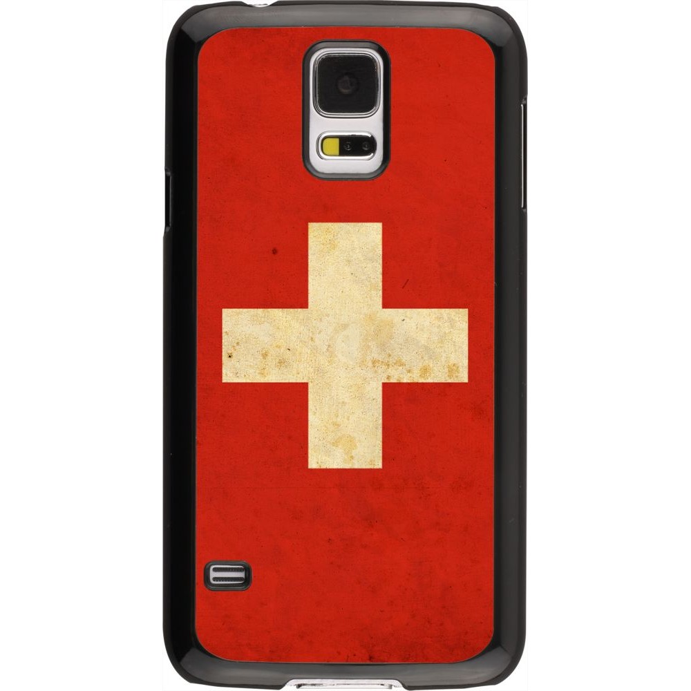 Coque Samsung Galaxy S5 - Vintage Flag SWISS