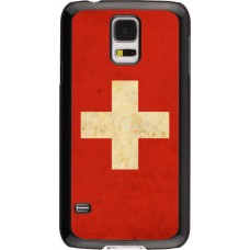 Coque Samsung Galaxy S5 - Vintage Flag SWISS