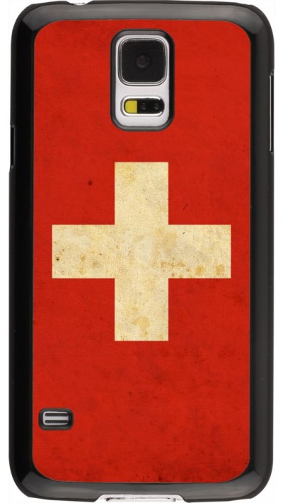 Coque Samsung Galaxy S5 - Vintage Flag SWISS