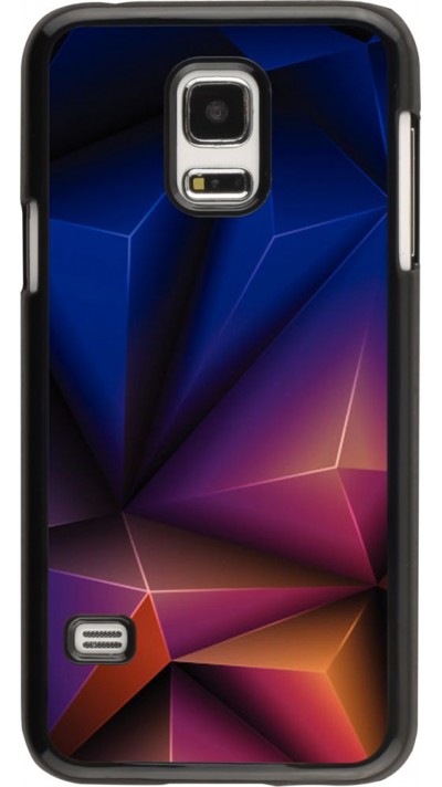 Hülle Samsung Galaxy S5 Mini - Abstract Triangles 
