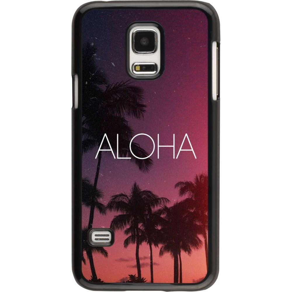 Coque Samsung Galaxy S5 Mini - Aloha Sunset Palms