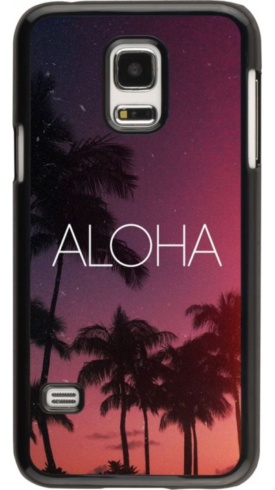 Hülle Samsung Galaxy S5 Mini - Aloha Sunset Palms