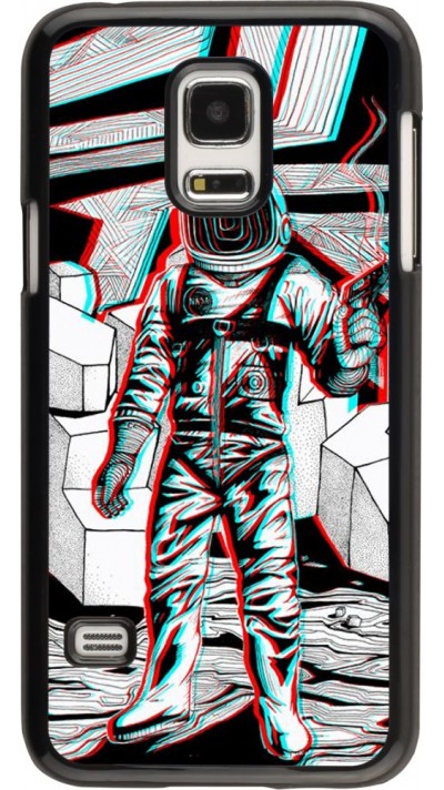 Hülle Samsung Galaxy S5 Mini - Anaglyph Astronaut