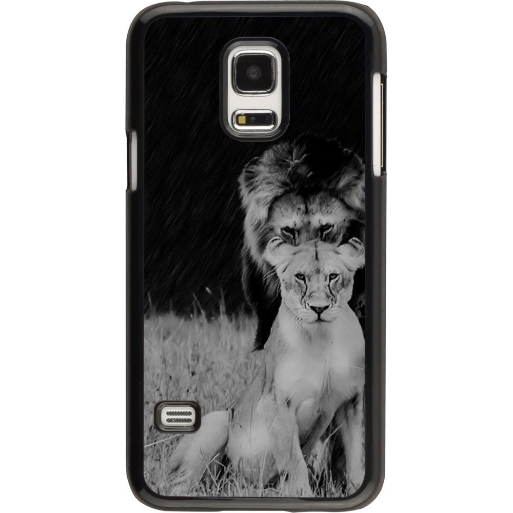 Hülle Samsung Galaxy S5 Mini - Angry lions