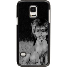 Hülle Samsung Galaxy S5 Mini - Angry lions