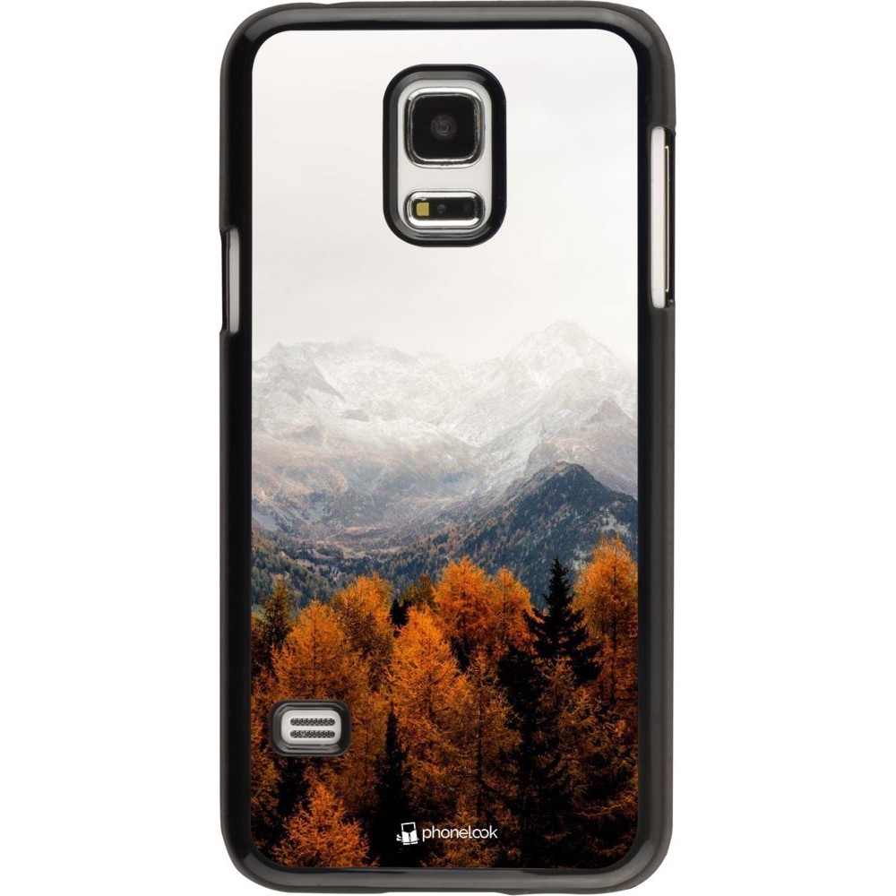 Coque Samsung Galaxy S5 Mini - Autumn 21 Forest Mountain