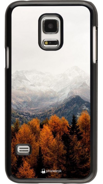 Coque Samsung Galaxy S5 Mini - Autumn 21 Forest Mountain