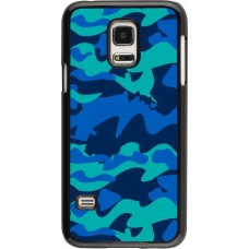 Hülle Samsung Galaxy S5 Mini - Camo Blue