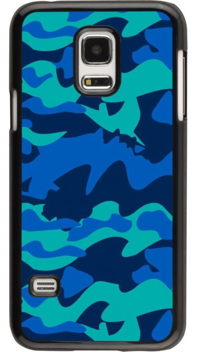 Hülle Samsung Galaxy S5 Mini - Camo Blue