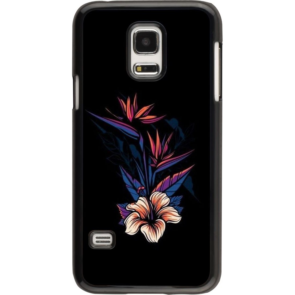 Coque Samsung Galaxy S5 Mini - Dark Flowers