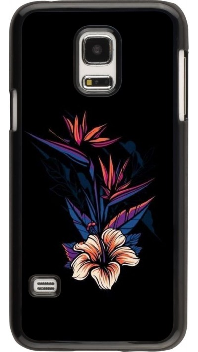 Coque Samsung Galaxy S5 Mini - Dark Flowers