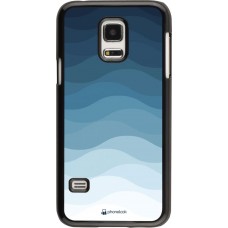 Coque Samsung Galaxy S5 Mini - Flat Blue Waves