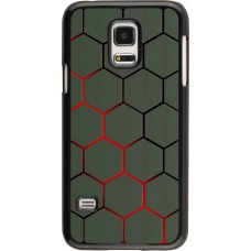 Coque Samsung Galaxy S5 Mini - Geometric Line red