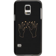 Hülle Samsung Galaxy S5 Mini - Grey magic hands