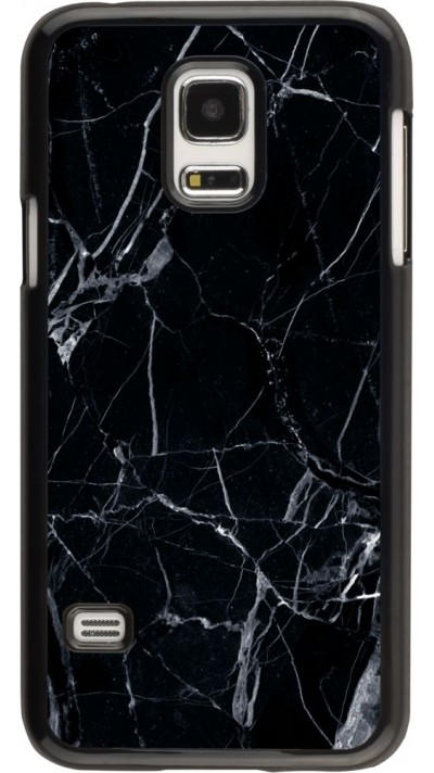 Hülle Samsung Galaxy S5 Mini -  Marble Black 01