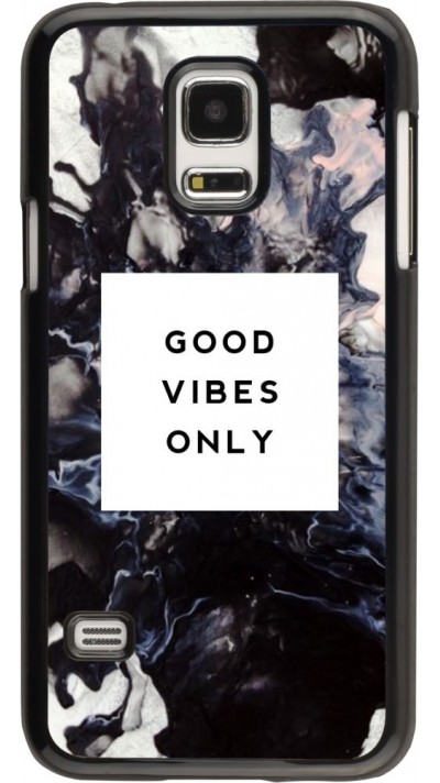 Hülle Samsung Galaxy S5 Mini -  Marble Good Vibes Only