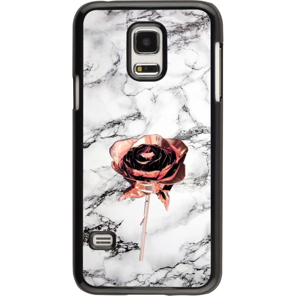 Hülle Samsung Galaxy S5 Mini - Marble Rose Gold