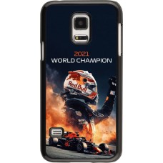 Coque Samsung Galaxy S5 Mini - Max Verstappen 2021 World Champion