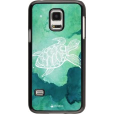 Coque Samsung Galaxy S5 Mini - Turtle Aztec Watercolor