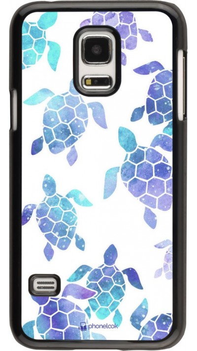 Coque Samsung Galaxy S5 Mini - Turtles pattern watercolor