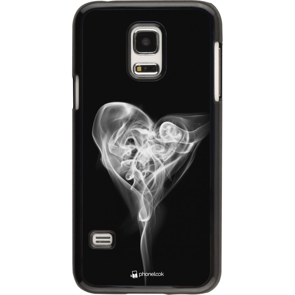 Hülle Samsung Galaxy S5 Mini - Valentine 2022 Black Smoke