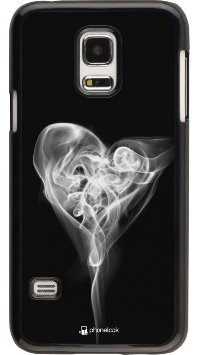 Hülle Samsung Galaxy S5 Mini - Valentine 2022 Black Smoke