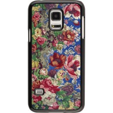 Hülle Samsung Galaxy S5 Mini - Vintage Art Flowers