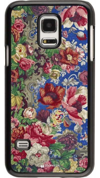 Coque Samsung Galaxy S5 Mini - Vintage Art Flowers